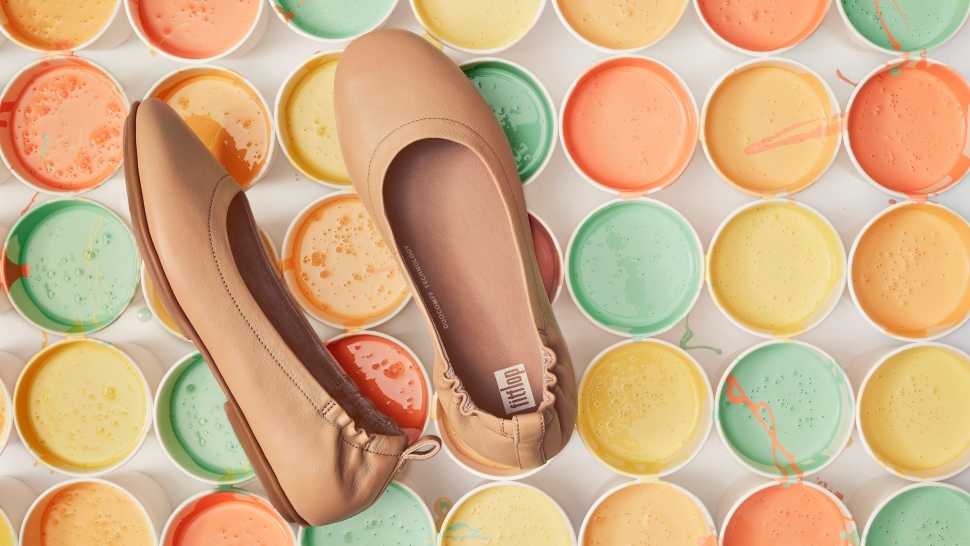 Fitflop Allegro Ballerinas Aus Weichem Leder Blush