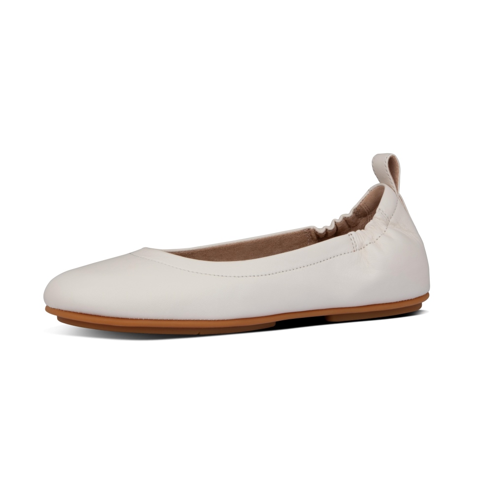 Fitflop Allegro Ballerinas Aus Weichem Leder Mit Kieselstein-Print