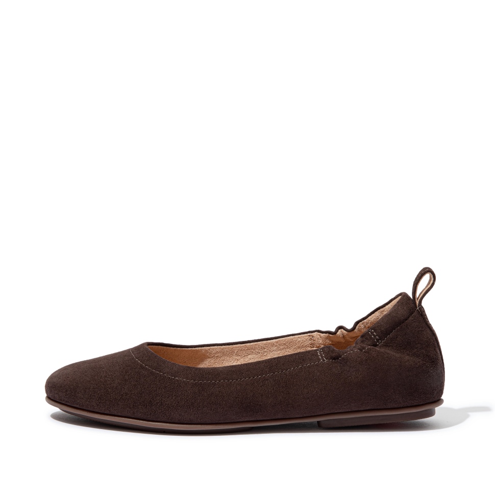 Fitflop Allegro Wildleder Ballerinas Braun-mix