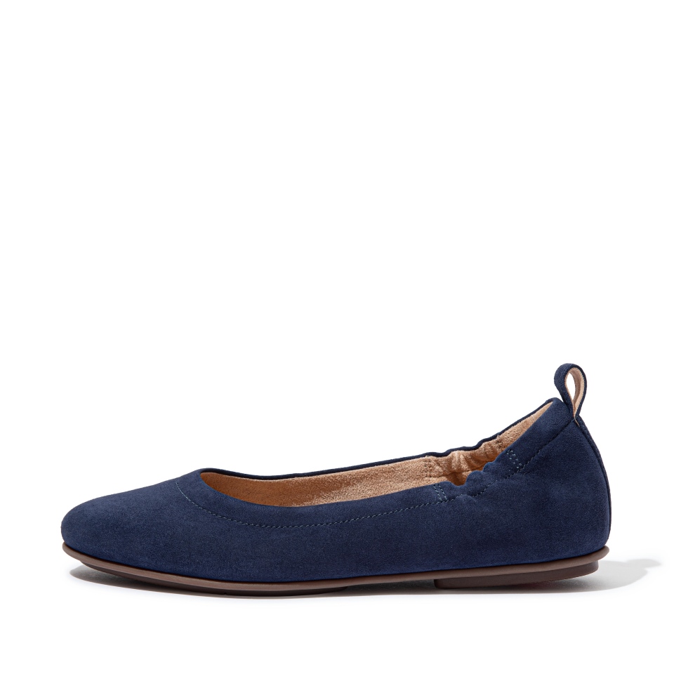 Fitflop Allegro Ballerinas Aus Wildleder Midnight Navy