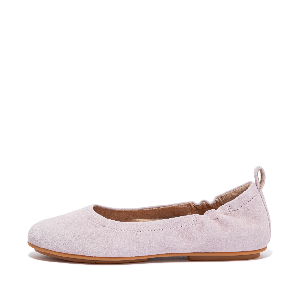Fitflop Allegro Wildleder Ballerinas Soft Lilac