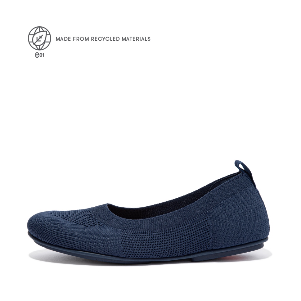 Fitflop Allegro E01 Mehrstrick Ballerinas Mitternachtsmarine