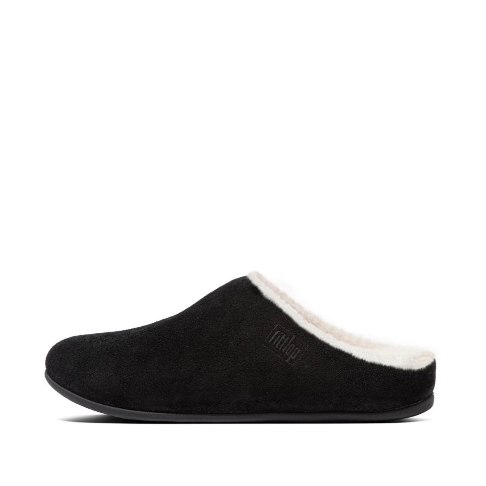Fitflop Chrissie Hausschuhe Aus Wildleder Schwarz
