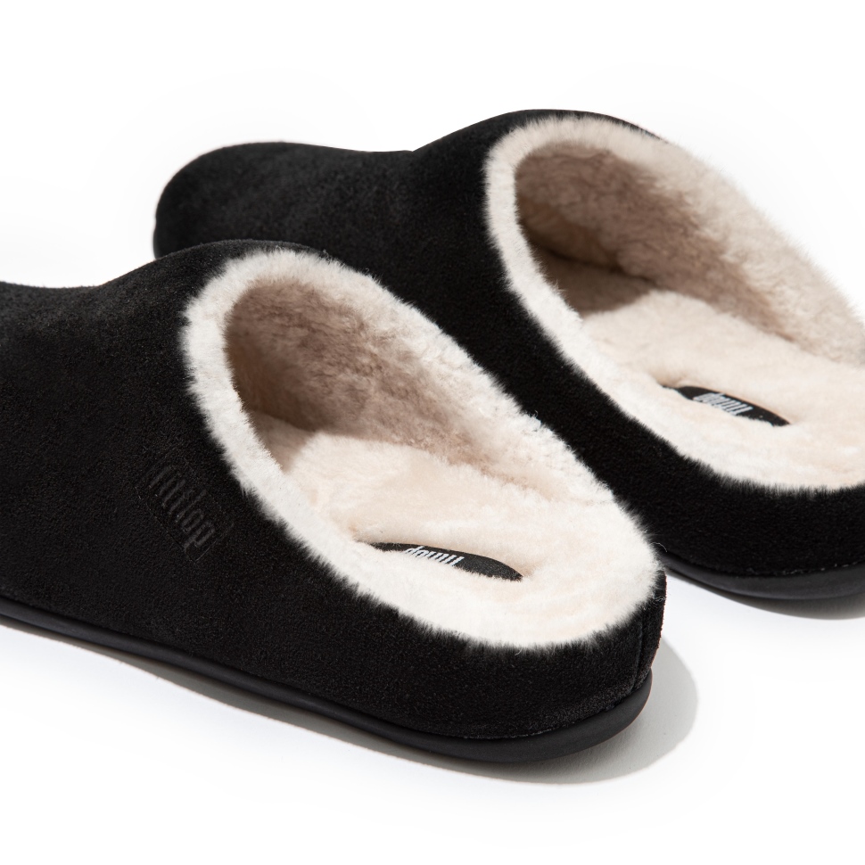 Fitflop Chrissie Hausschuhe Aus Wildleder Schwarz