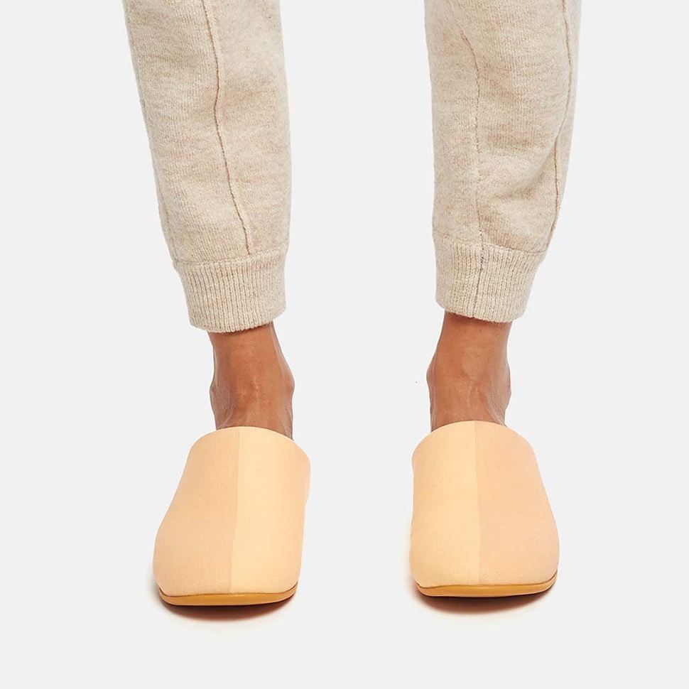 Fitflop Chrissie X Yinka Ilori Canvas Hausschuhe Gelb-orange