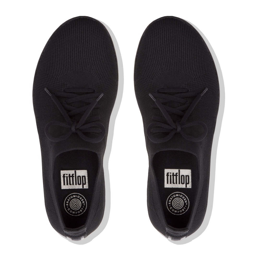 Fitflop F-sportliche Turnschuhe Ganz In Schwarz