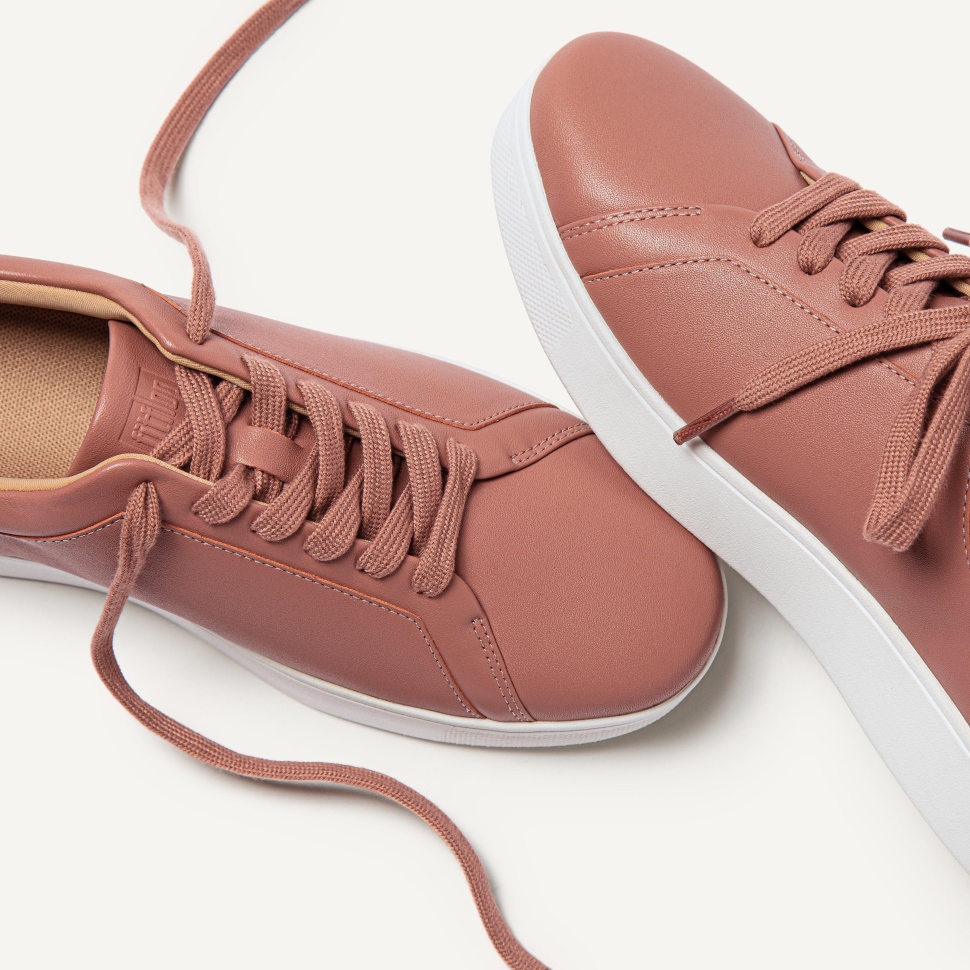 Fitflop Rally Ledersneaker Warm Rosa