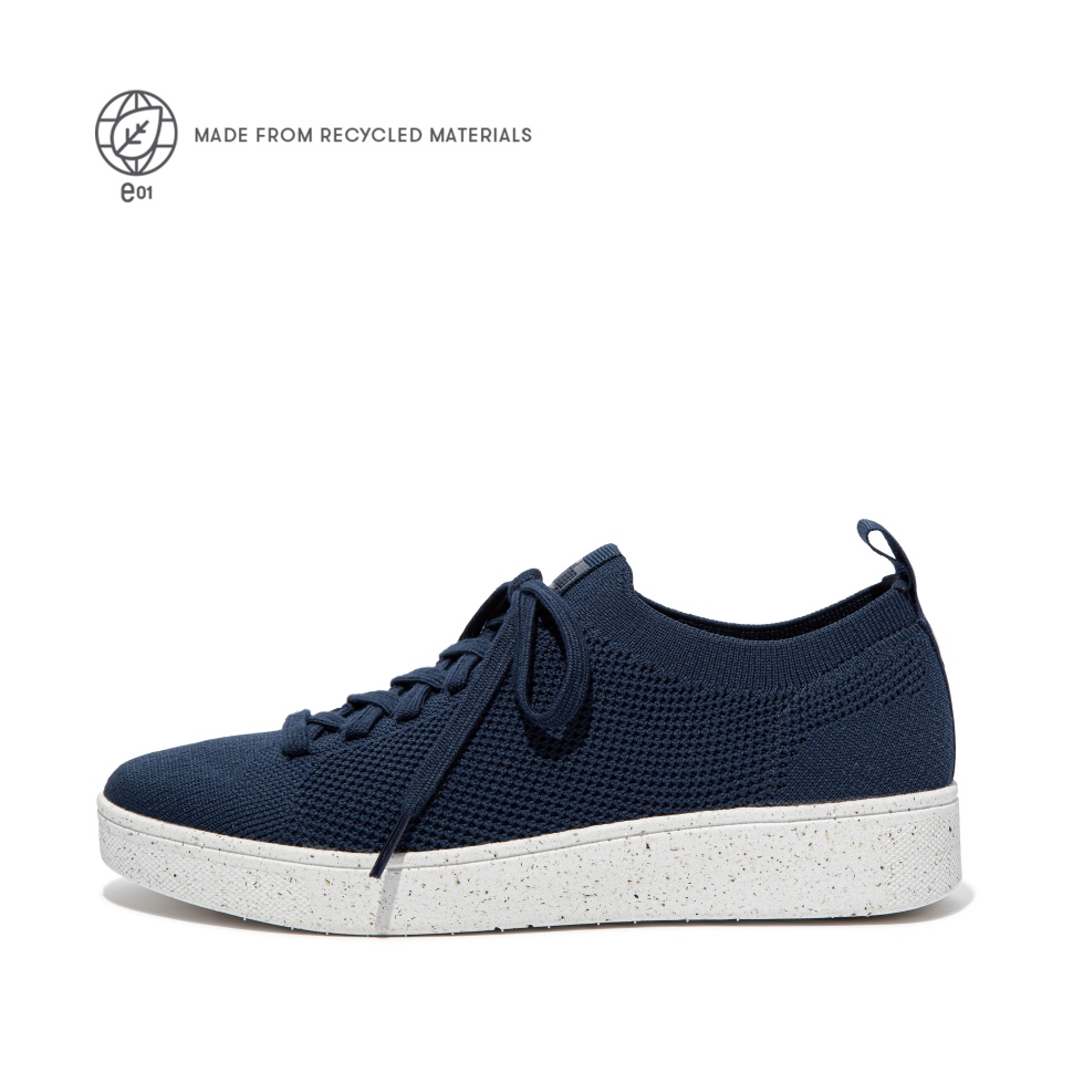 Fitflop Rally E01 Multi-Strick-Sneaker Midnight Navy