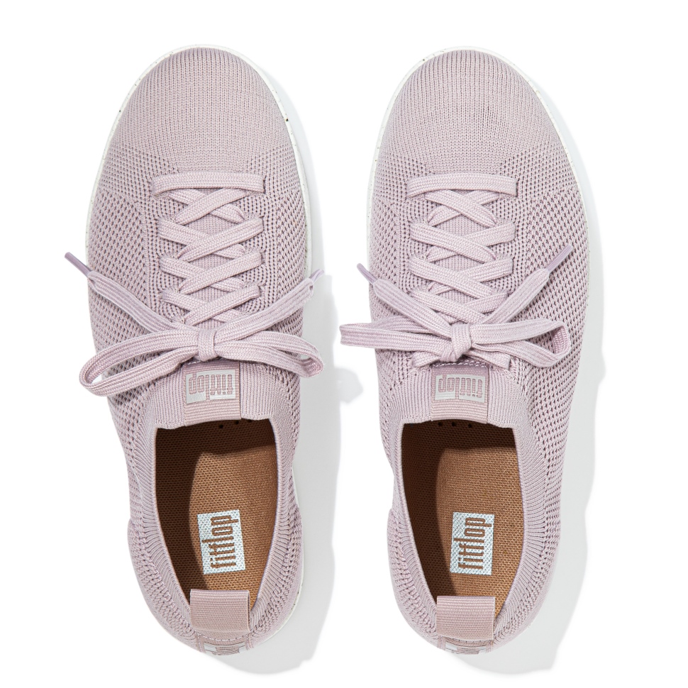 Fitflop Rally E01 Multi-Strick-Sneaker In Zartem Flieder