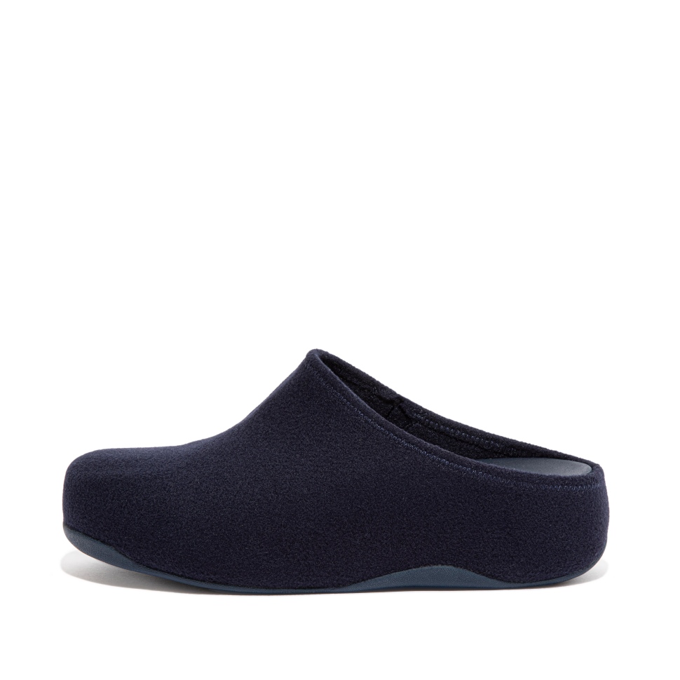 Fitflop Shuv Kuschelige Filzpantoffeln Mitternachtsmarine