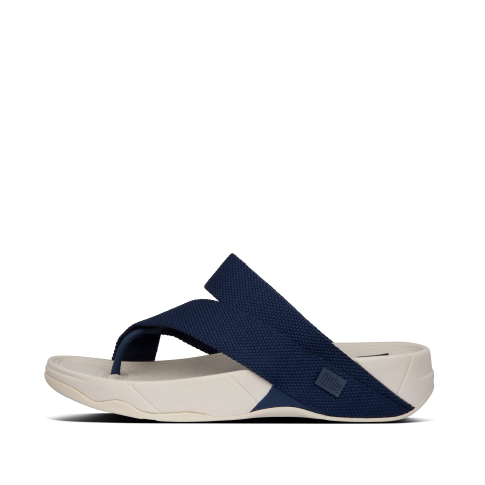 Fitflop Sling Weave Zehenstegsandalen Für Herren In Midnight Navy