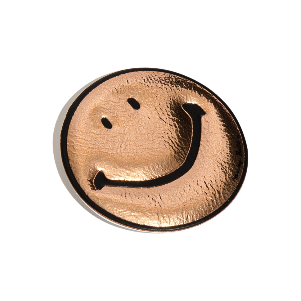 Fitflop Smiley-Aufkleber Aus Kunstleder In Metallic-Optik, 2er-Pack, Roségold