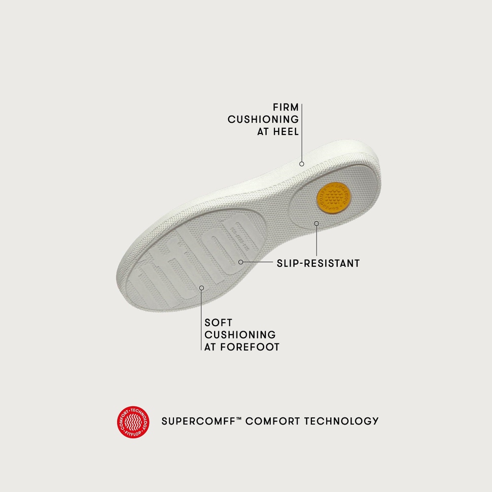 Fitflop Superskate Wildleder-Loafer Mit Glitzerpunkten, Ganz In Schwarz