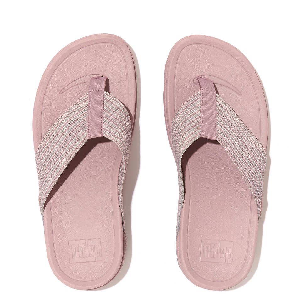 Fitflop Surfa Webbing Toe-post Sandaletten Soft Lilac