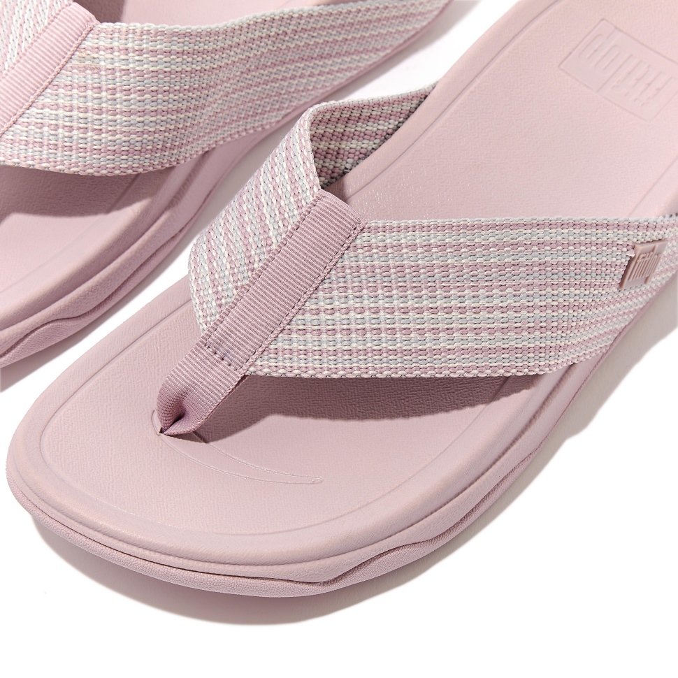 Fitflop Surfa Webbing Toe-post Sandaletten Soft Lilac