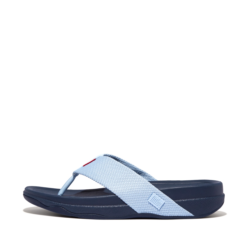 Fitflop Surfer Zehenstegsandalen Für Herren, Himmelblau