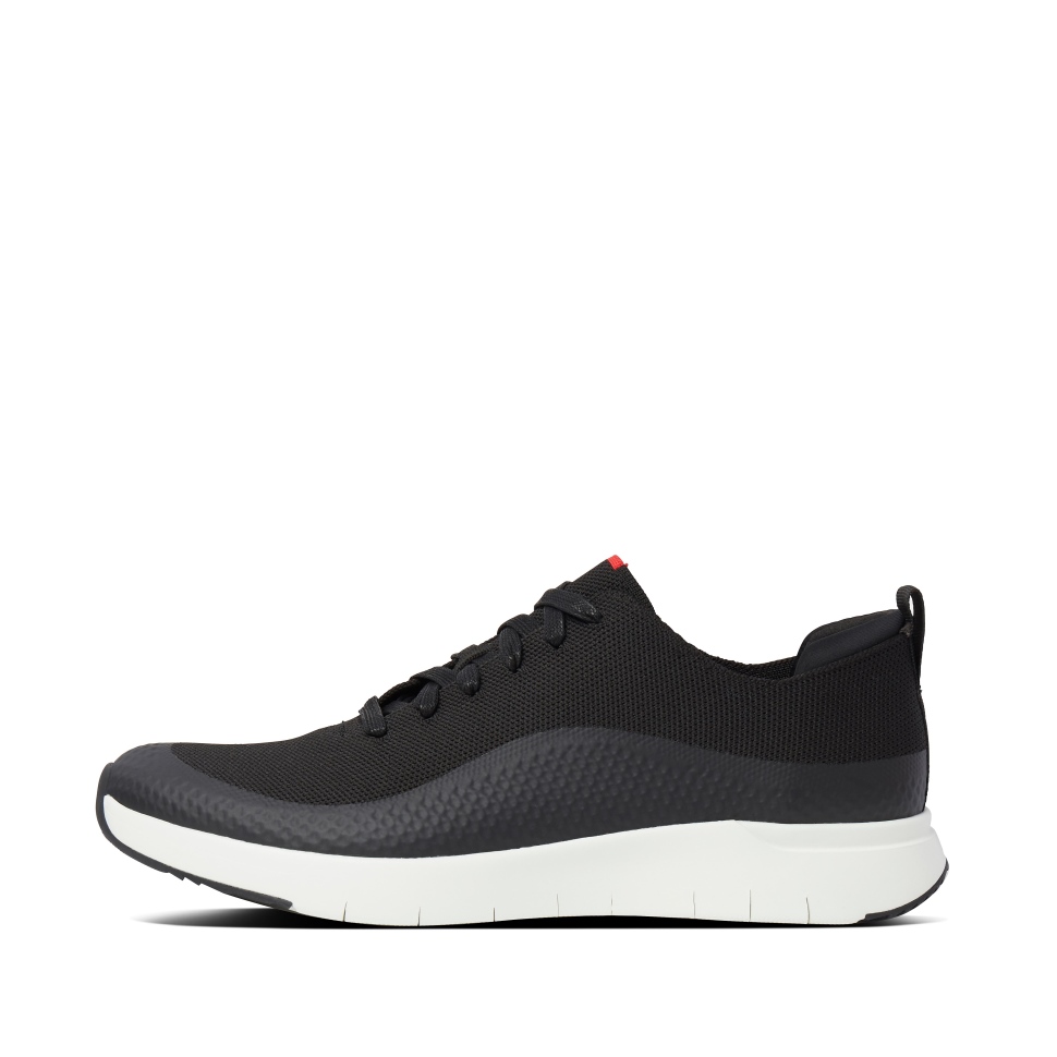 Fitflop Uberknit Ever Strickturnschuhe Für Herren Schwarz