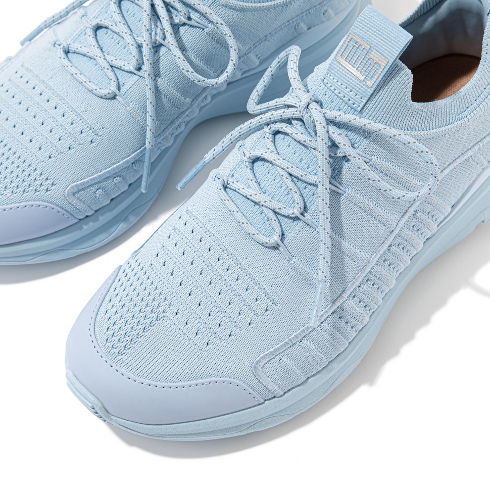 Fitflop Vitamin Ff Strick Sport Turnschuhe Cool Blue