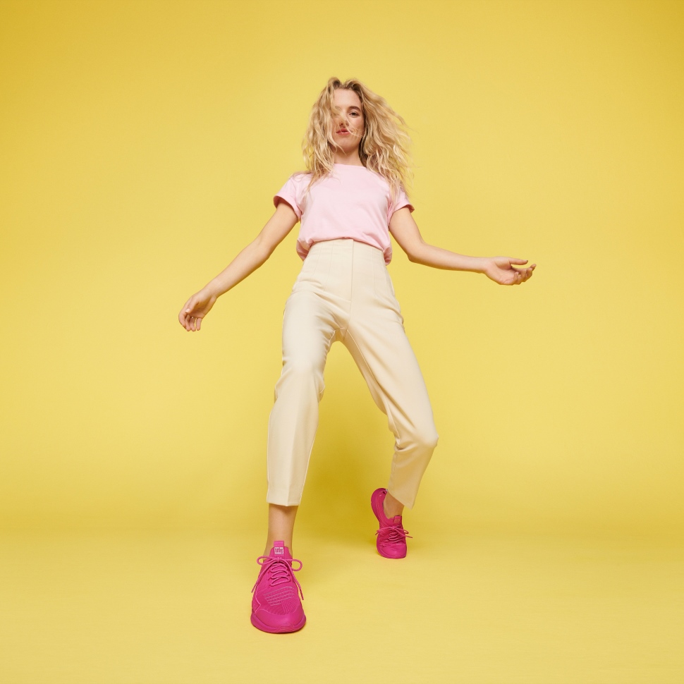 Fitflop Vitamin Ff Knit Sport Sneakers Fuchsia Rose