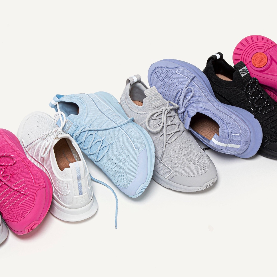 Fitflop Vitamin Ff Knit Sport Sneakers Fuchsia Rose