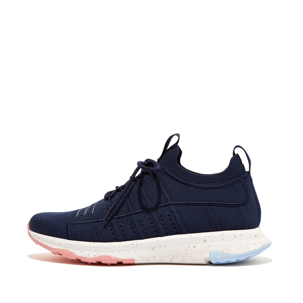 Fitflop Vitamin Ff E01 Gestrickte Sportschuhe Mitternachtsmarine