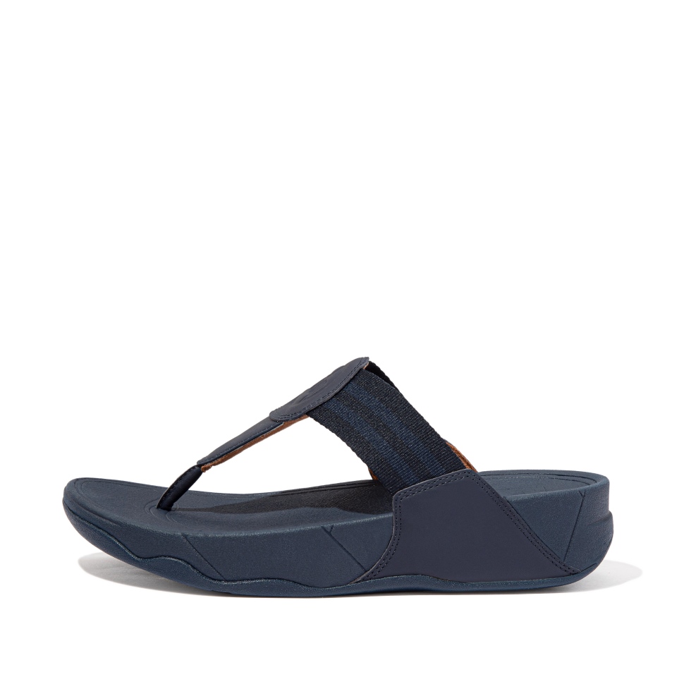 Fitflop Walkstar Zehenstegsandalen Mit Zehensteg Nachtblau