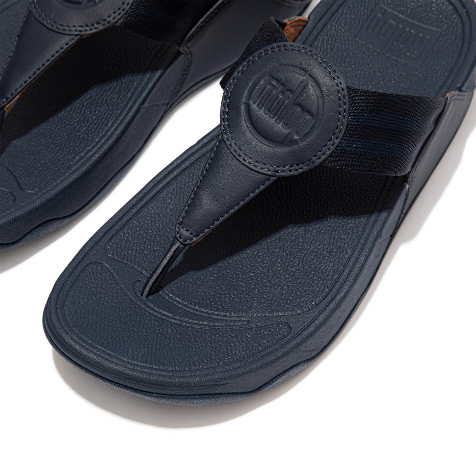 Fitflop Walkstar Zehenstegsandalen Mit Zehensteg Nachtblau