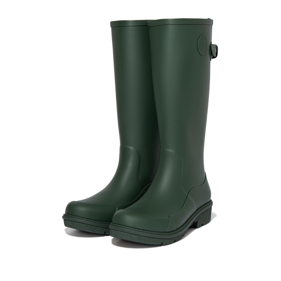 Fitflop Wonderwelly Hohe Regenstiefel Tiefgrün