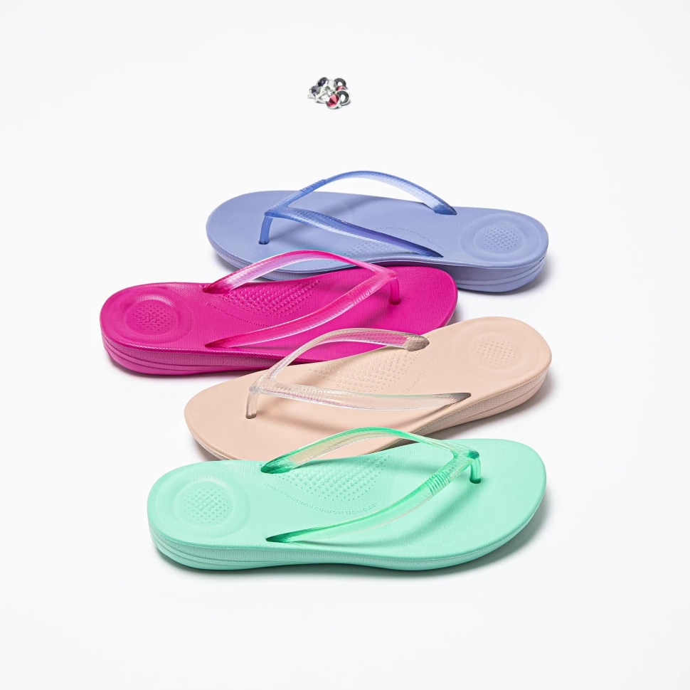 Fitflop Iqushion Charms Runde Kristallanhänger 2er-Pack Zinn