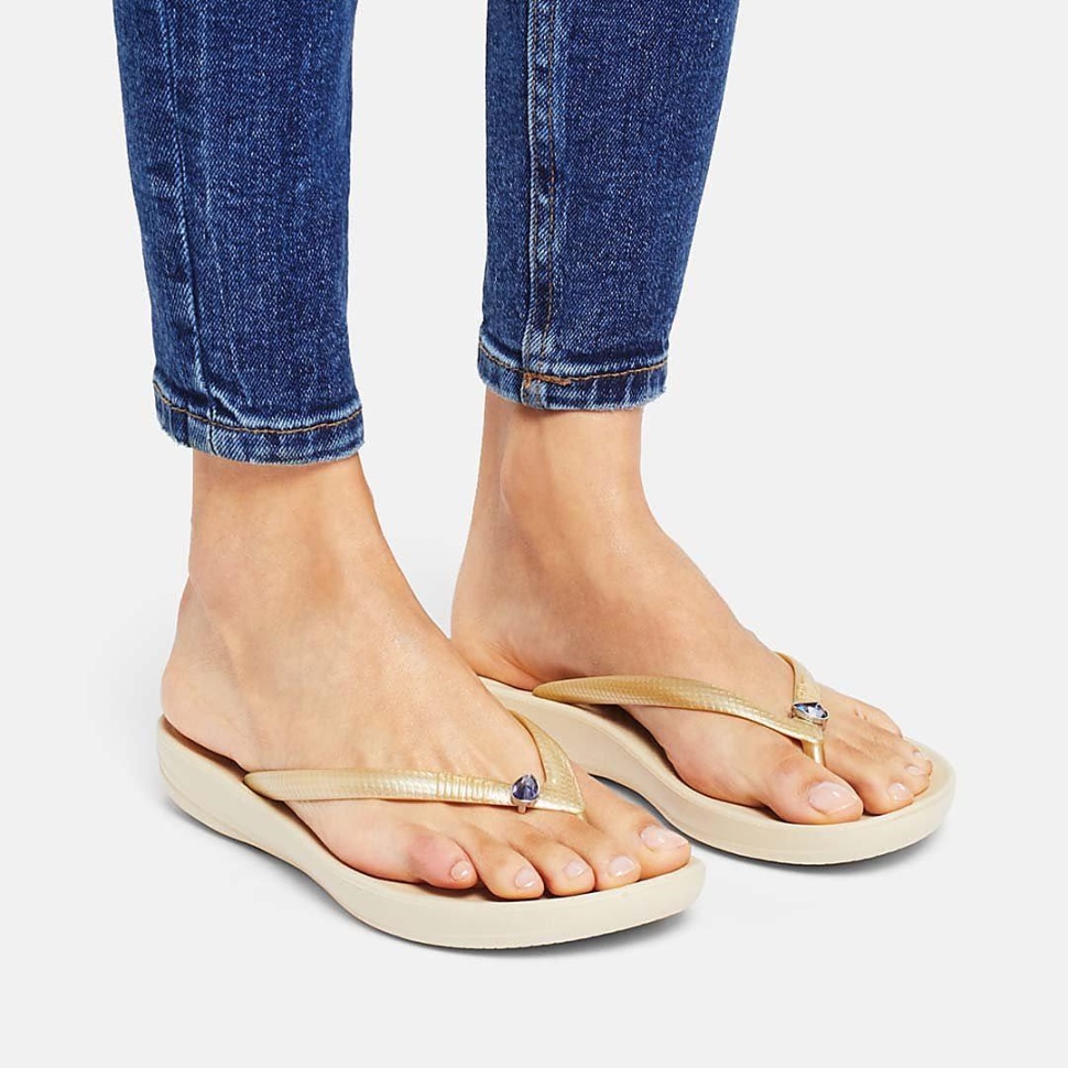 Fitflop Iqushion Charms Kristall-Tränen-Charms 2er-Pack Lavendelfarben