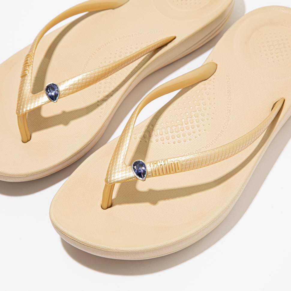 Fitflop Iqushion Charms Kristall-Tränen-Charms 2er-Pack Lavendelfarben