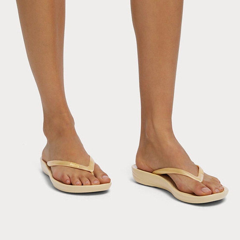 Fitflop Iqushion Ergonomische Flip-flops Gold