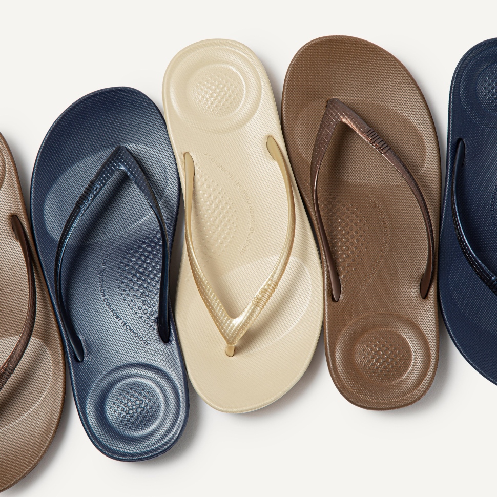 Fitflop Iqushion Ergonomische Flip-flops Gold