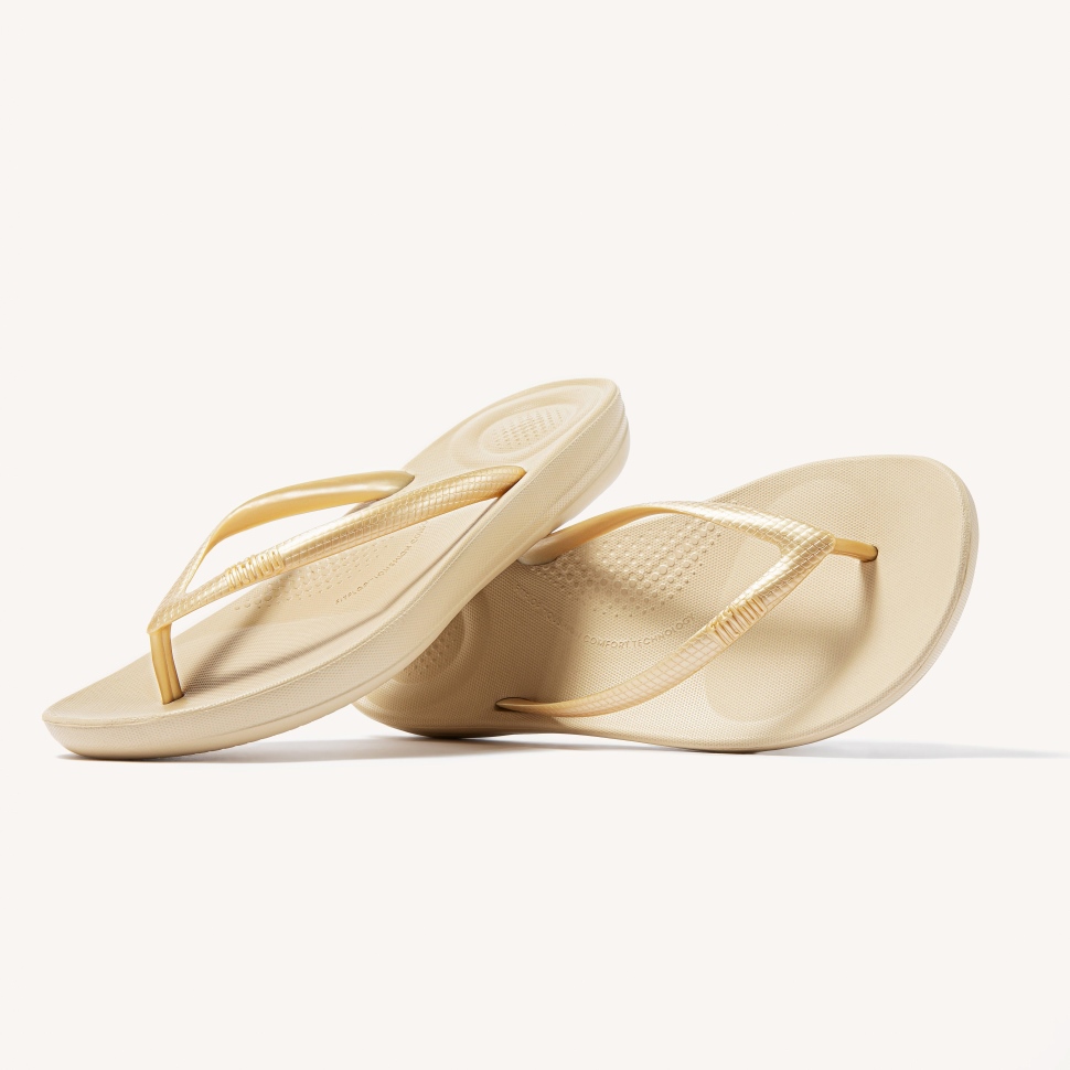 Fitflop Iqushion Ergonomische Flip-flops Gold