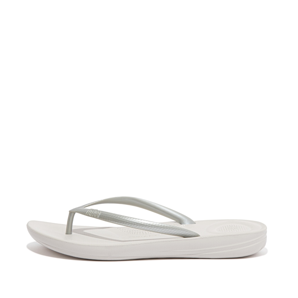 Fitflop Iqushion Ergonomische Flip-flops Silber