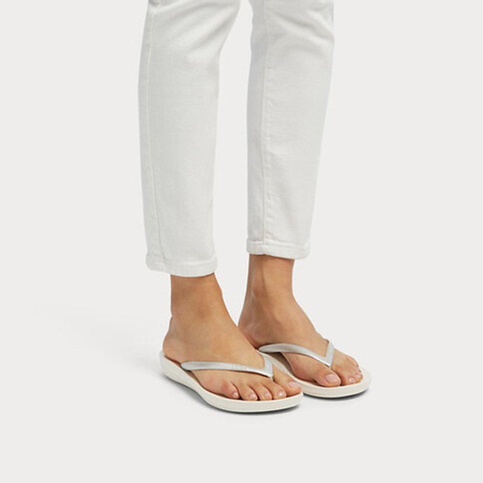 Fitflop Iqushion Ergonomische Flip-flops Silber