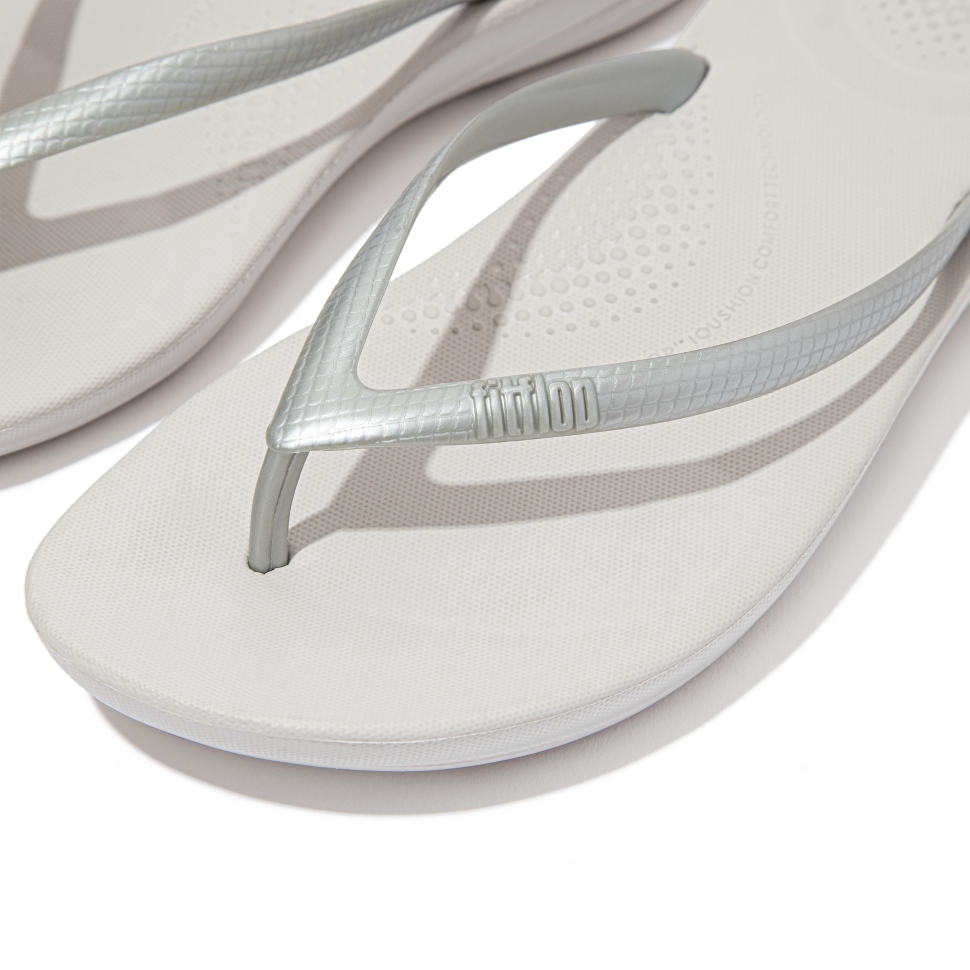 Fitflop Iqushion Ergonomische Flip-flops Silber