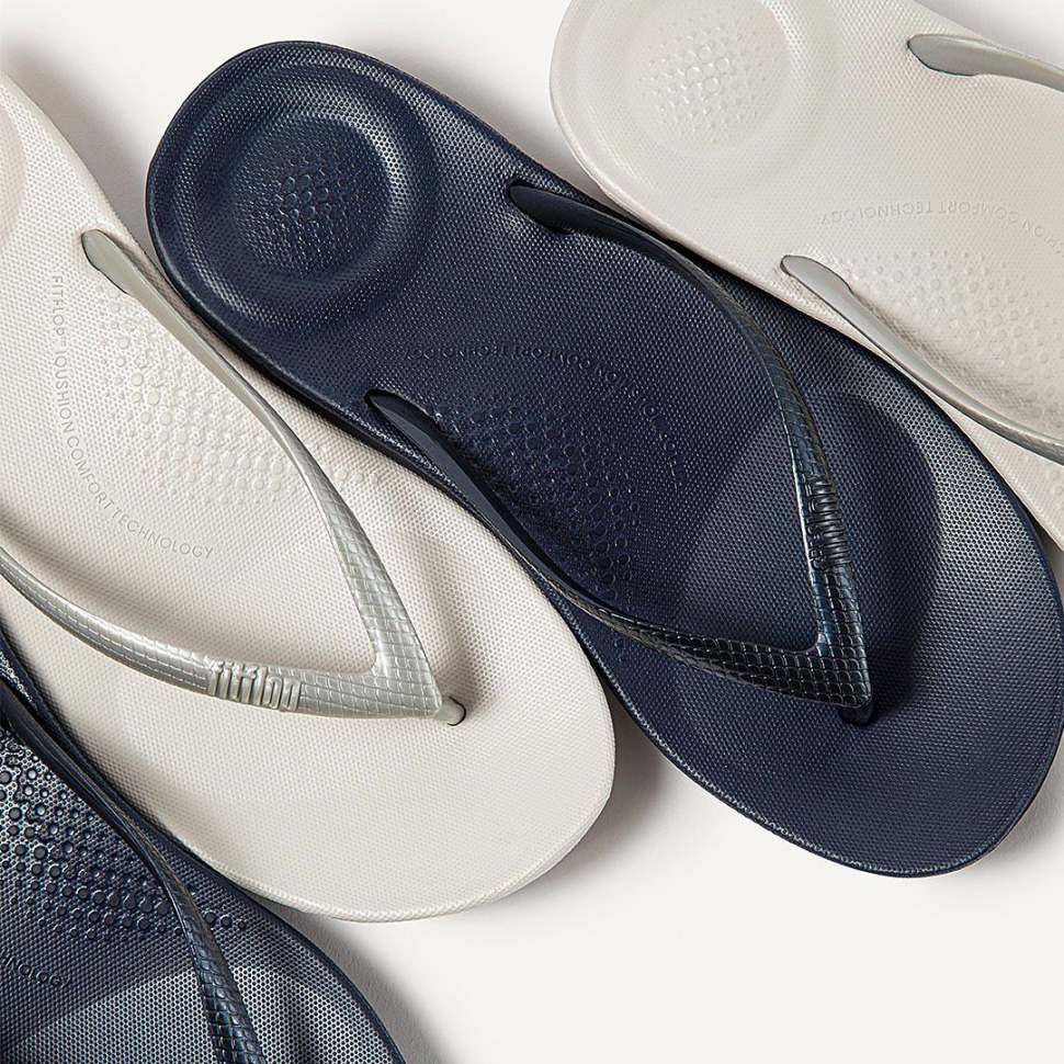 Fitflop Iqushion Ergonomische Flip-flops Silber
