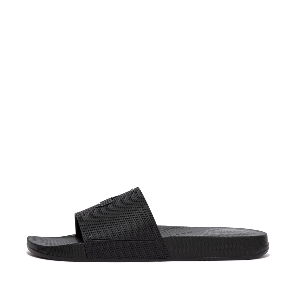 Fitflop Iqushion Badeschuhe Für Herren Ganz In Schwarz
