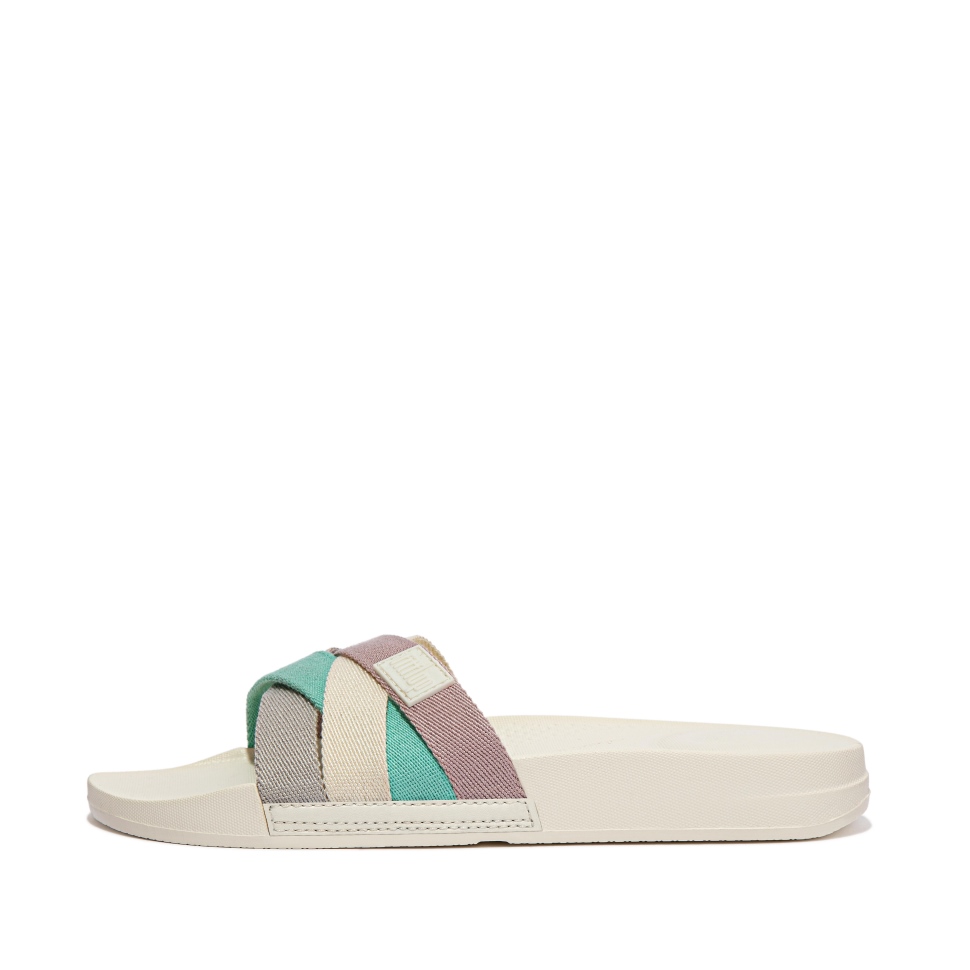 Fitflop Iqushion Pantoletten Mit Mehreren Riemen Creme-Mix