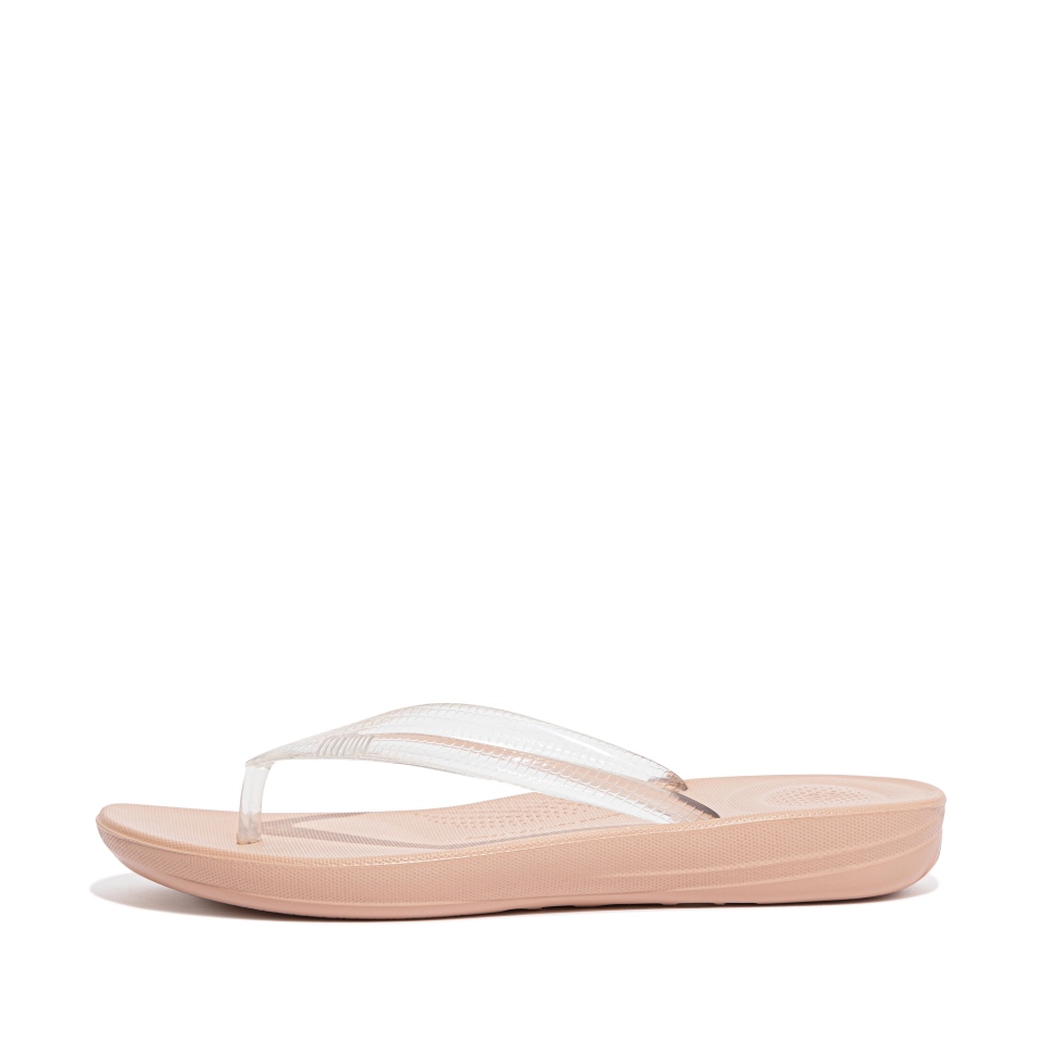 Fitflop Iqushion Transparente Flip-flops Nackt Rosa