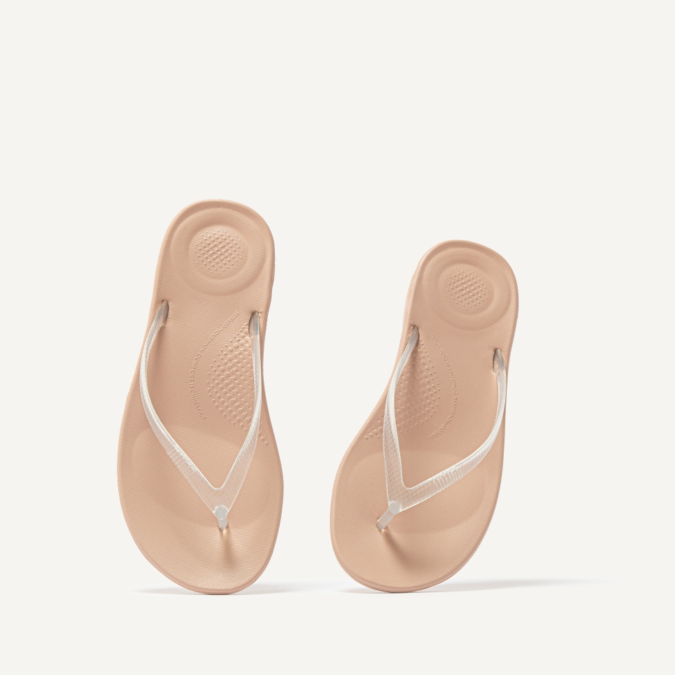 Fitflop Iqushion Transparente Flip-flops Nackt Rosa