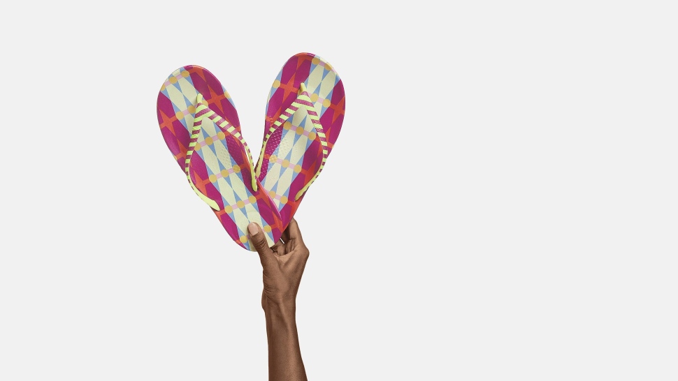 Fitflop Iqushion X Yinka Ilori Flip-flops Zitrone-fuchsia